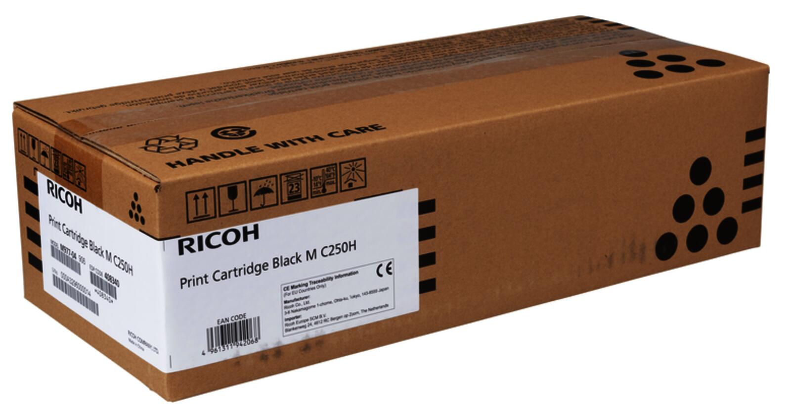 Ricoh Original M C250H Toner - schwarz (408340) Ricoh Original M C250H Toner - schwarz (408340)